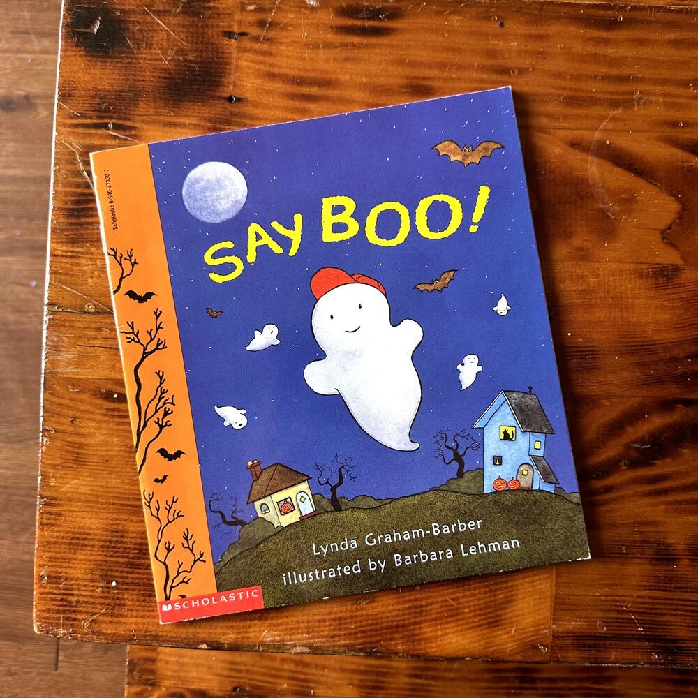 Vintage 1998 Scholastic Say Boo! Paperback Book